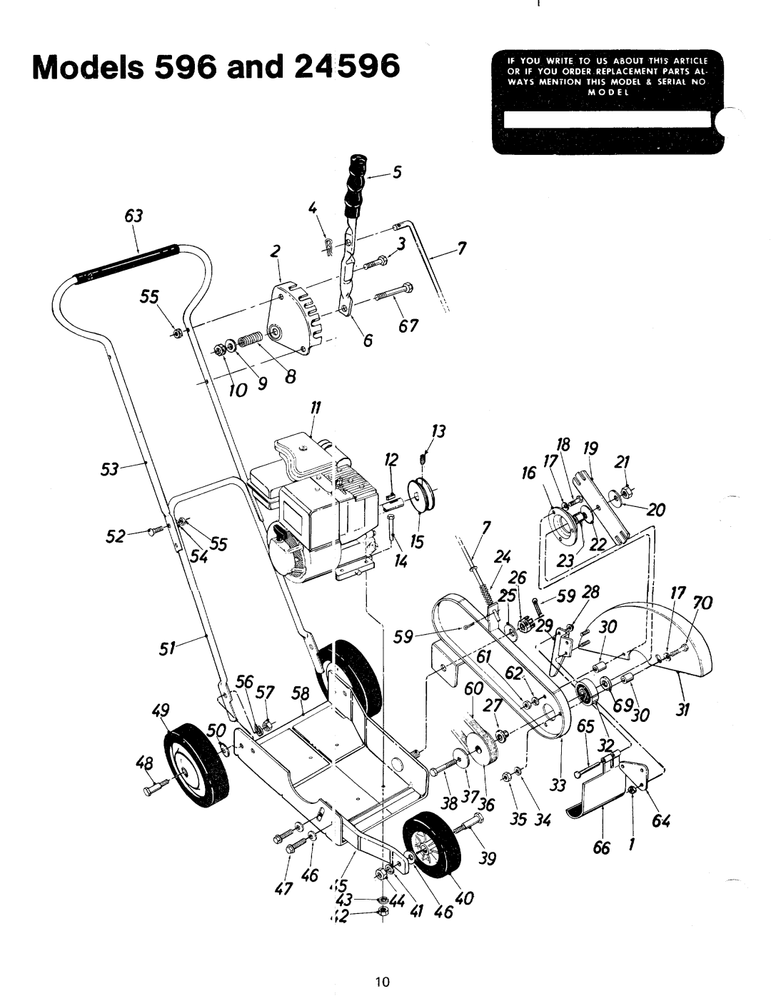 MTD 245-596-000, 24596S manual 