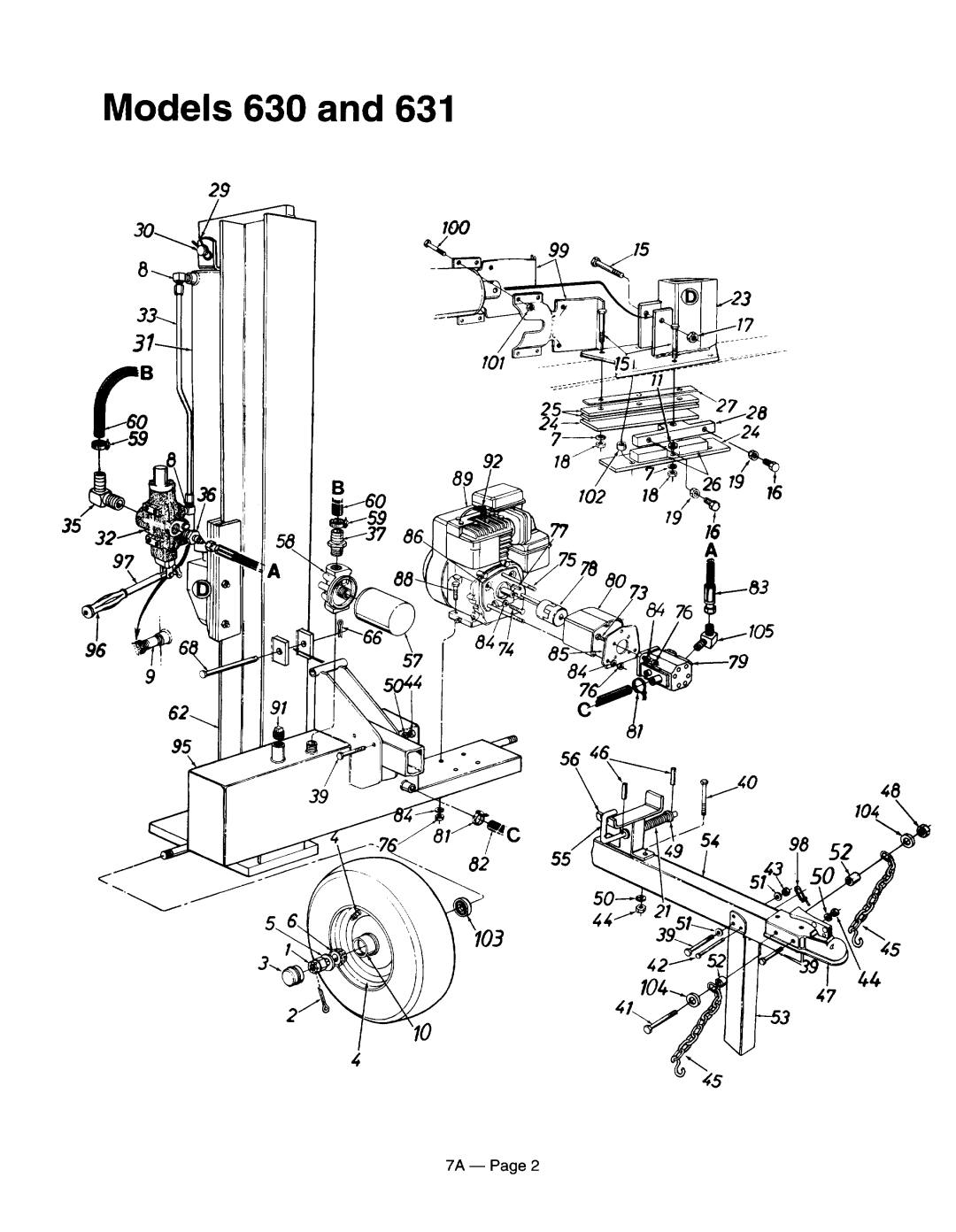 MTD 245-638-000, 245-631-000, 245-630-000, 245-636-000, 245-635-000 manual 