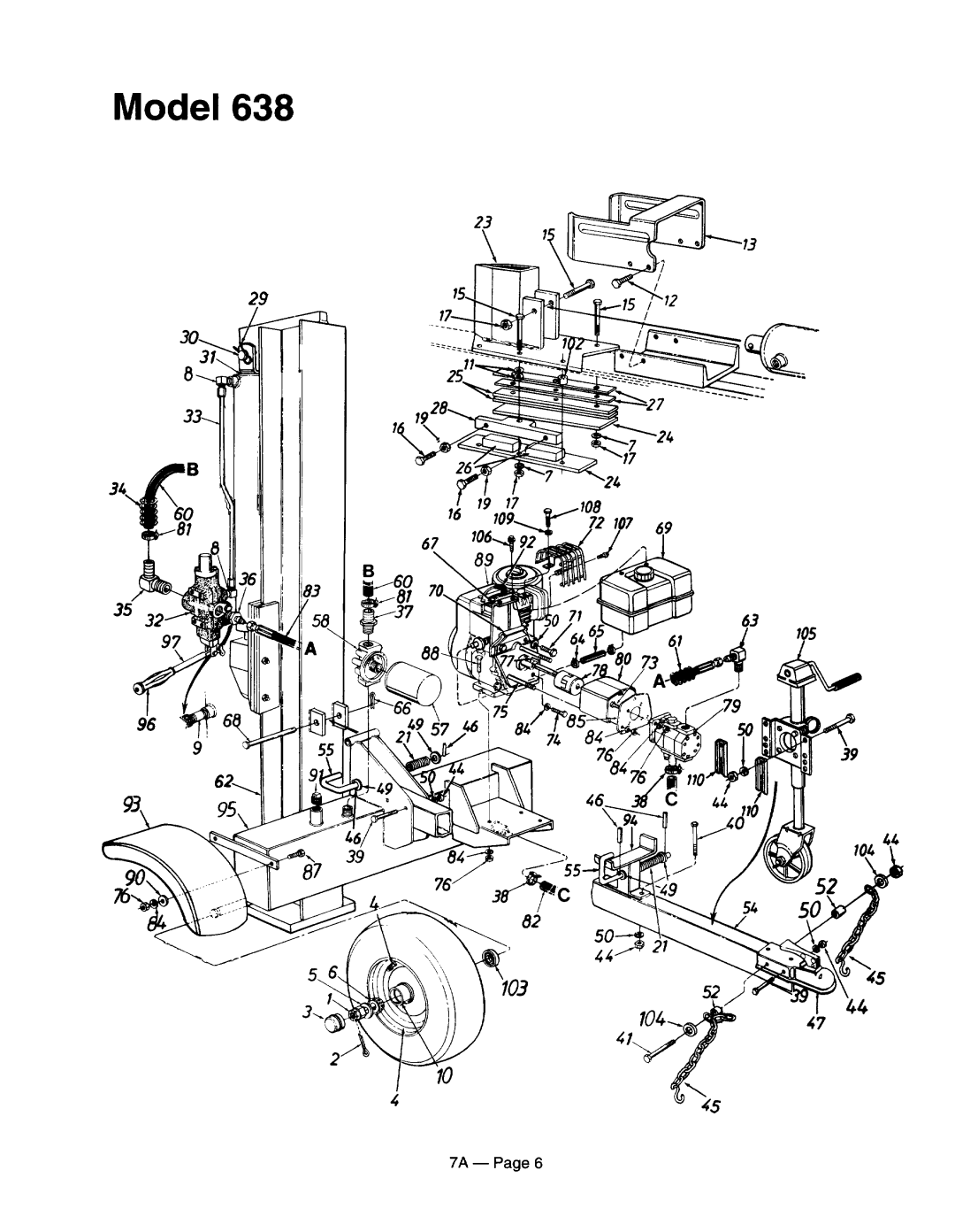 MTD 245-630-000, 245-631-000, 245-638-000, 245-636-000, 245-635-000 manual 