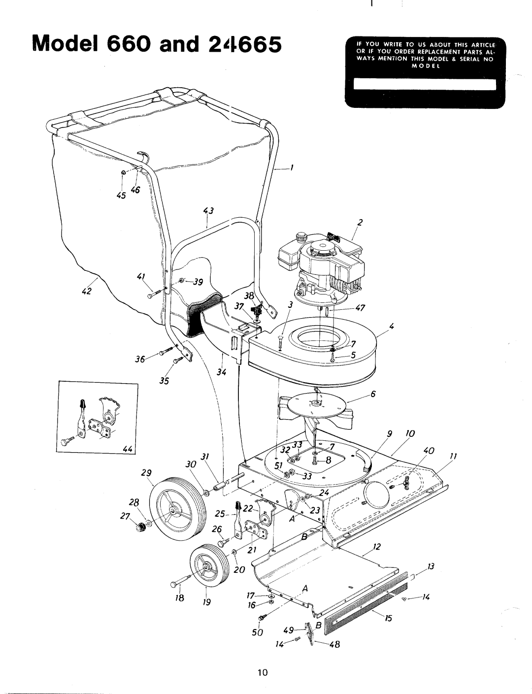 MTD 245-660-000, 24665S manual 