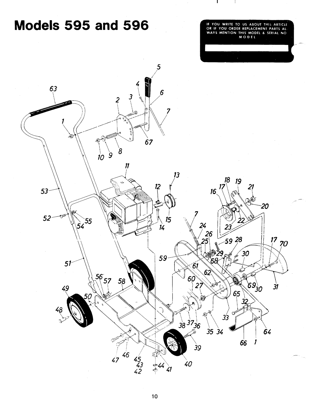 MTD 24595-A, 242-595A manual 