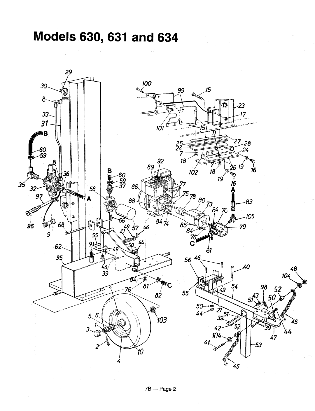 MTD 246-636-000, 246-631-000, 246-638-000, 246-630-000, 246-635-000, 246-637-000, 246-634-000 manual 