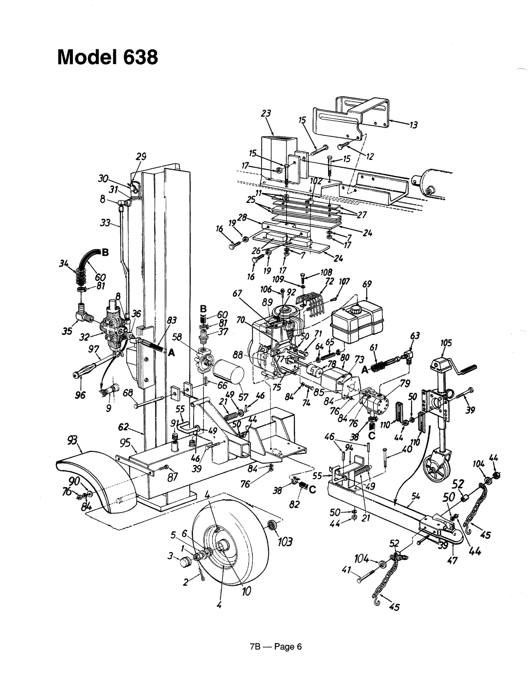 MTD 246-634-000, 246-631-000, 246-638-000, 246-636-000, 246-630-000, 246-635-000, 246-637-000 manual 