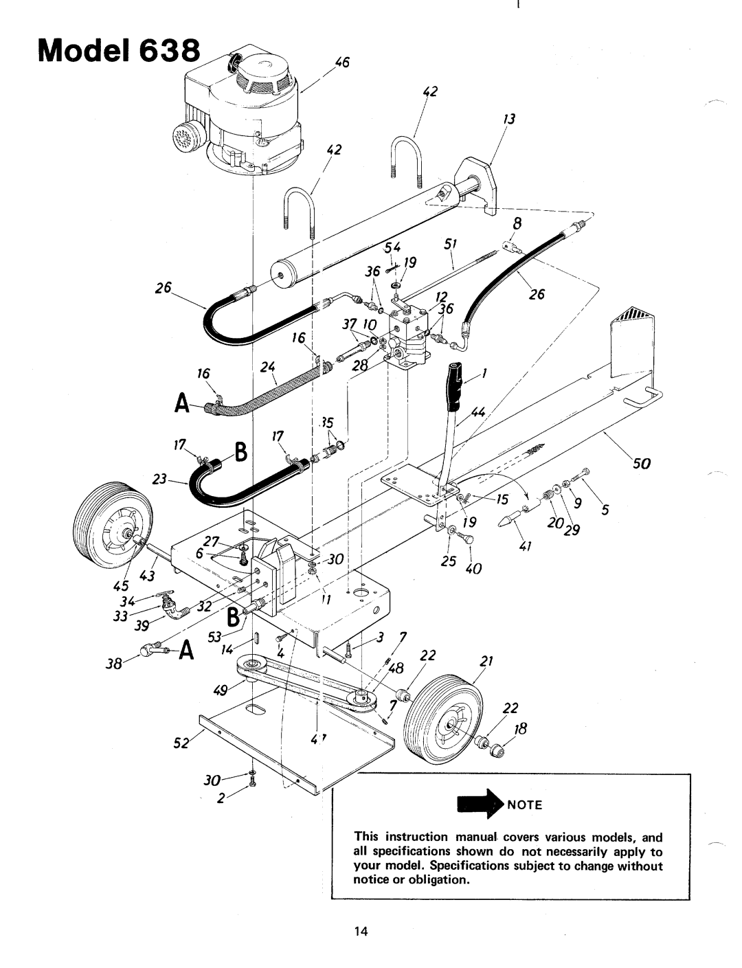 MTD 24638L manual 