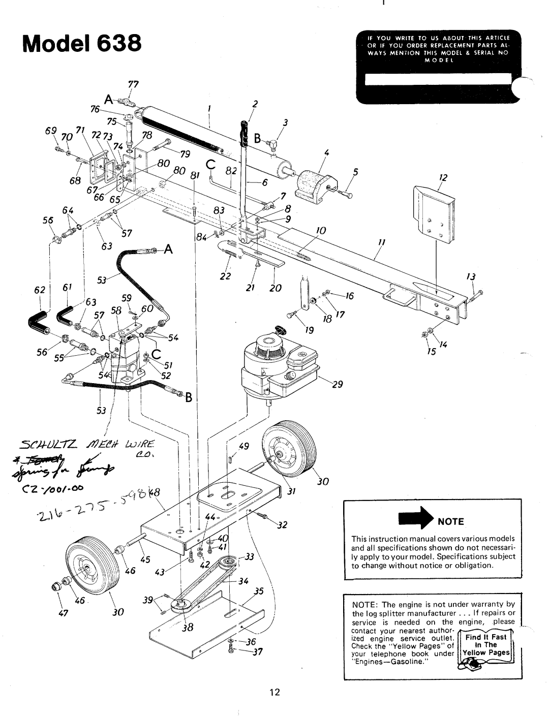 MTD 24638S manual 