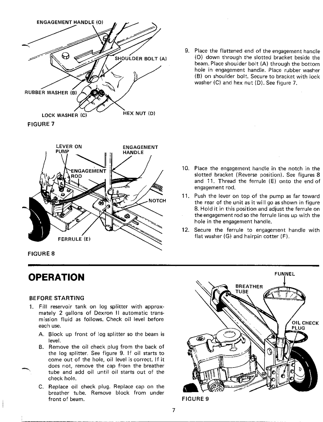 MTD 24638S manual 