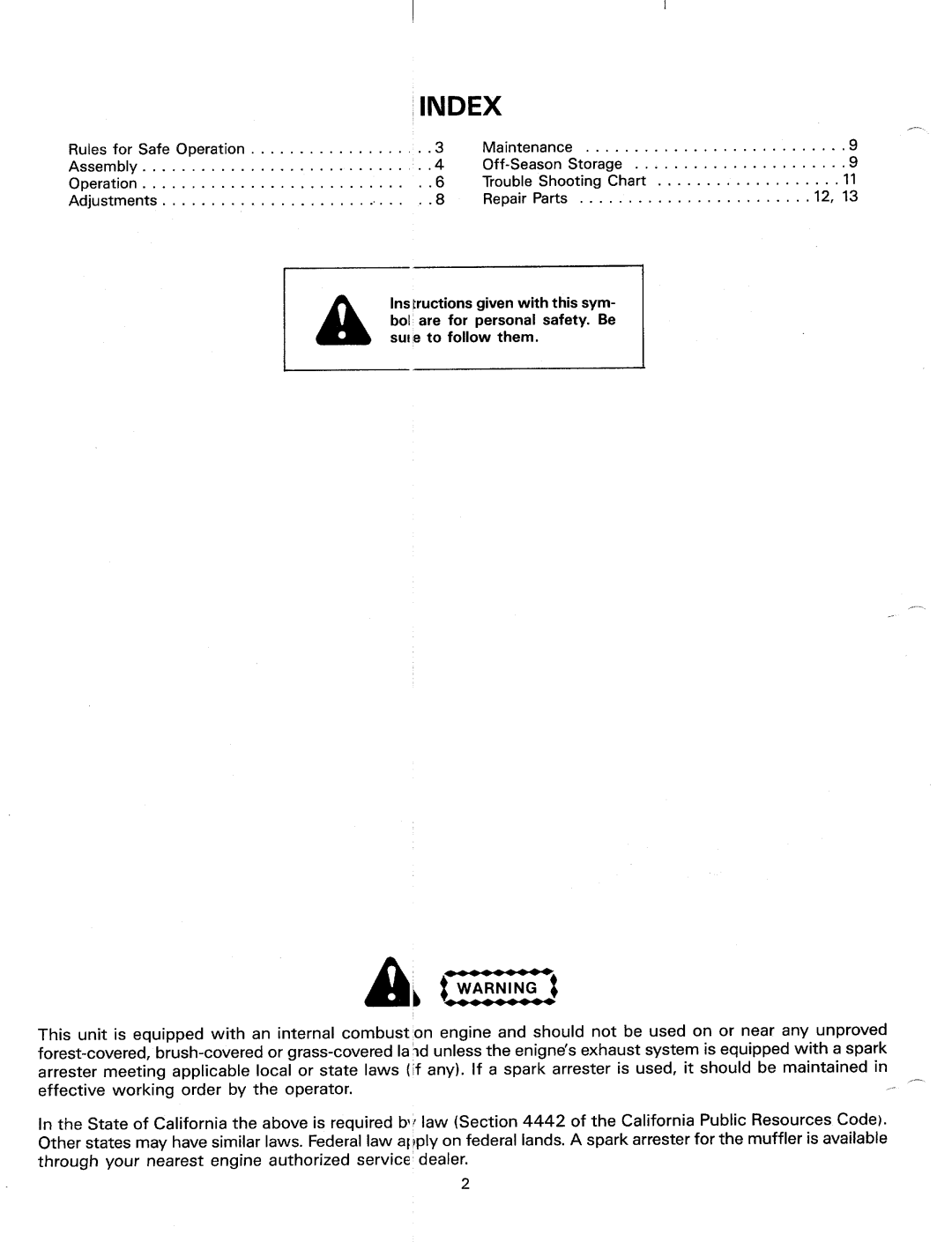 MTD 24650-9 manual 