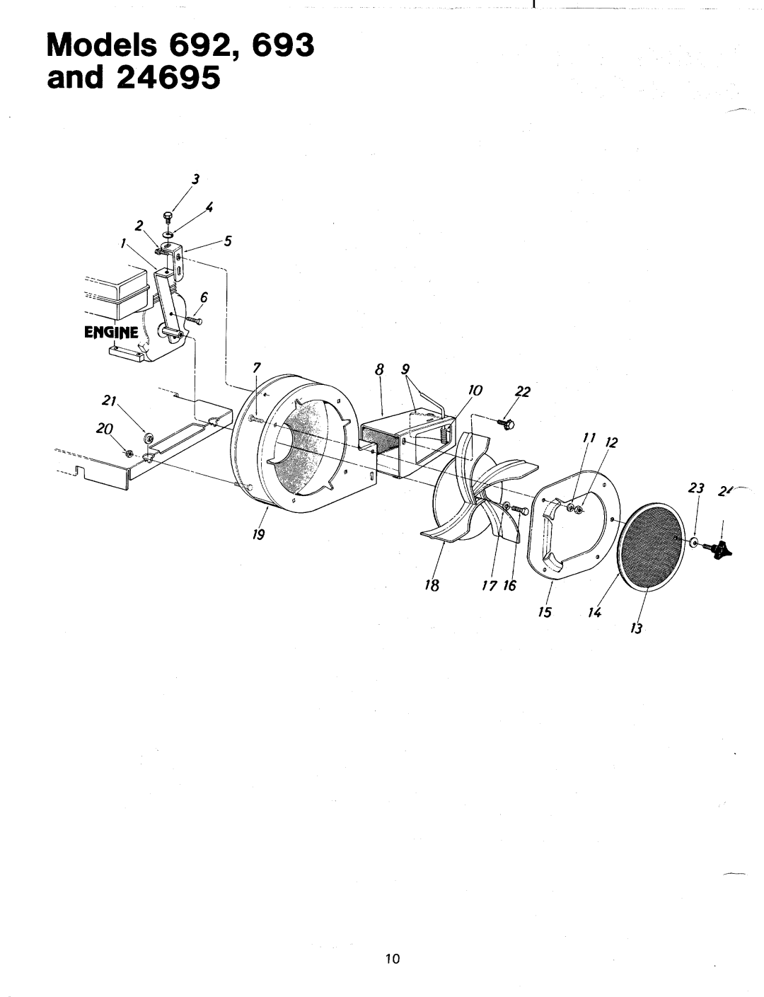 MTD 242-692A, 24695A, 242-693A manual 