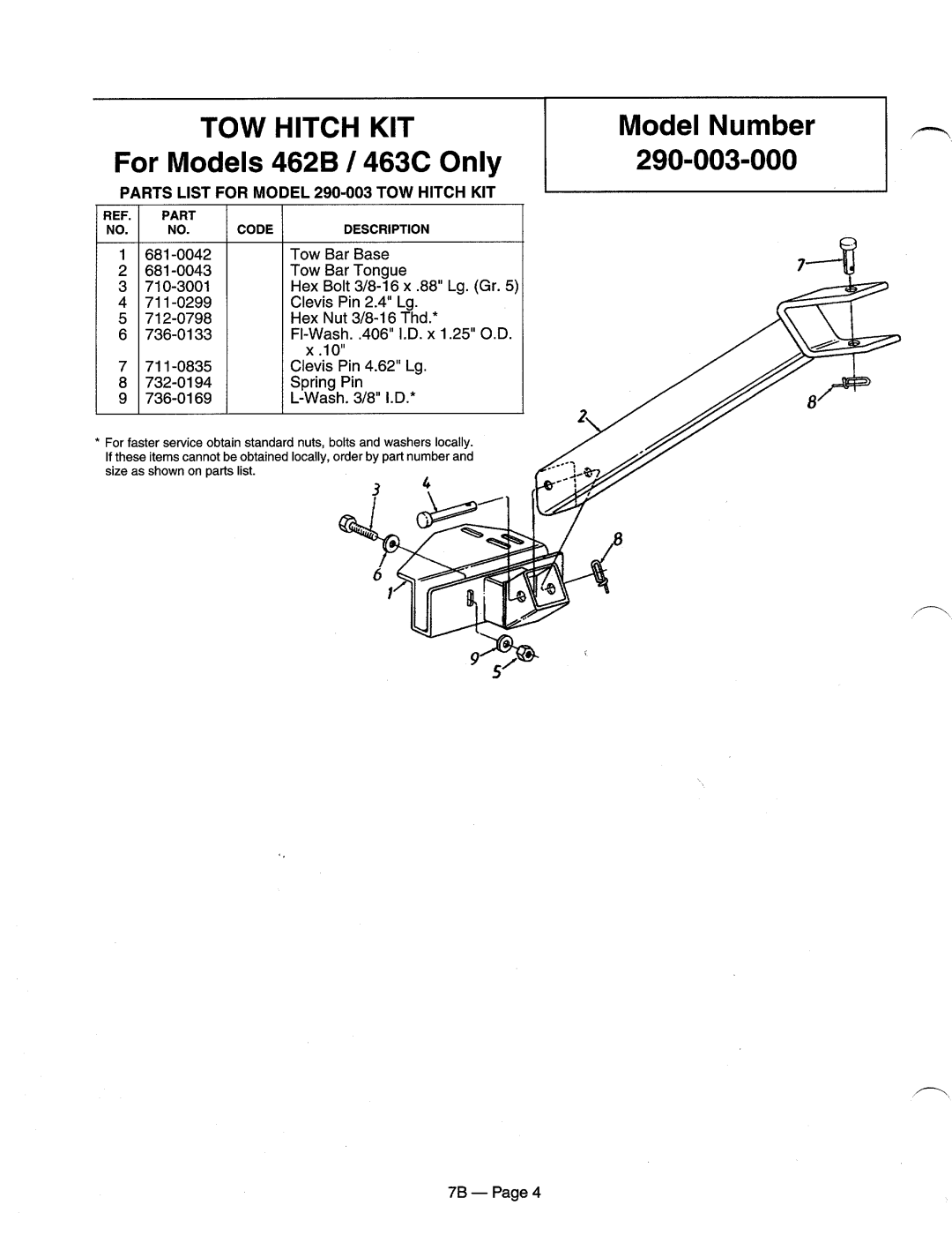 MTD 247-462B000, 247-463C000, 247-465A000 manual 