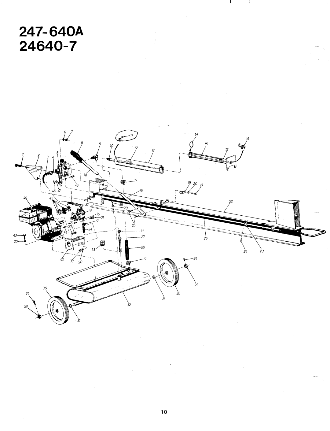 MTD 247-640A, 24640-7 manual 