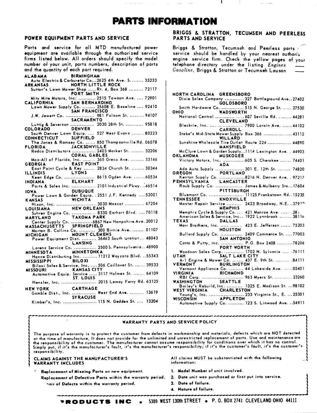 MTD 247-640A, 24640-7 manual 