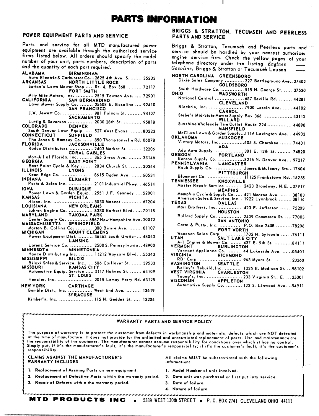 MTD 247-680A, 247-670A, 247-680-300, 247-670-300 manual 