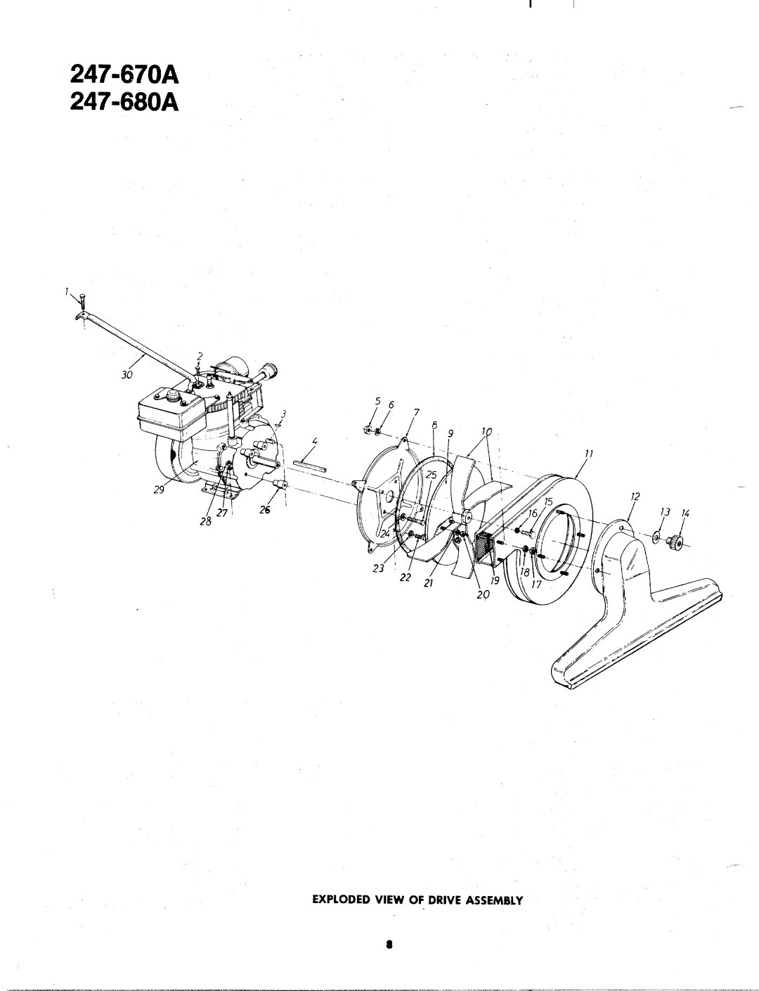 MTD 247-680A, 247-670A, 247-680-300, 247-670-300 manual 