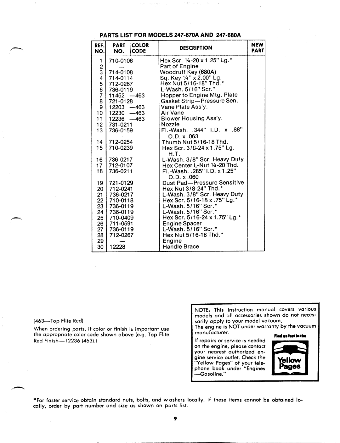 MTD 247-670A, 247-680A, 247-680-300, 247-670-300 manual 