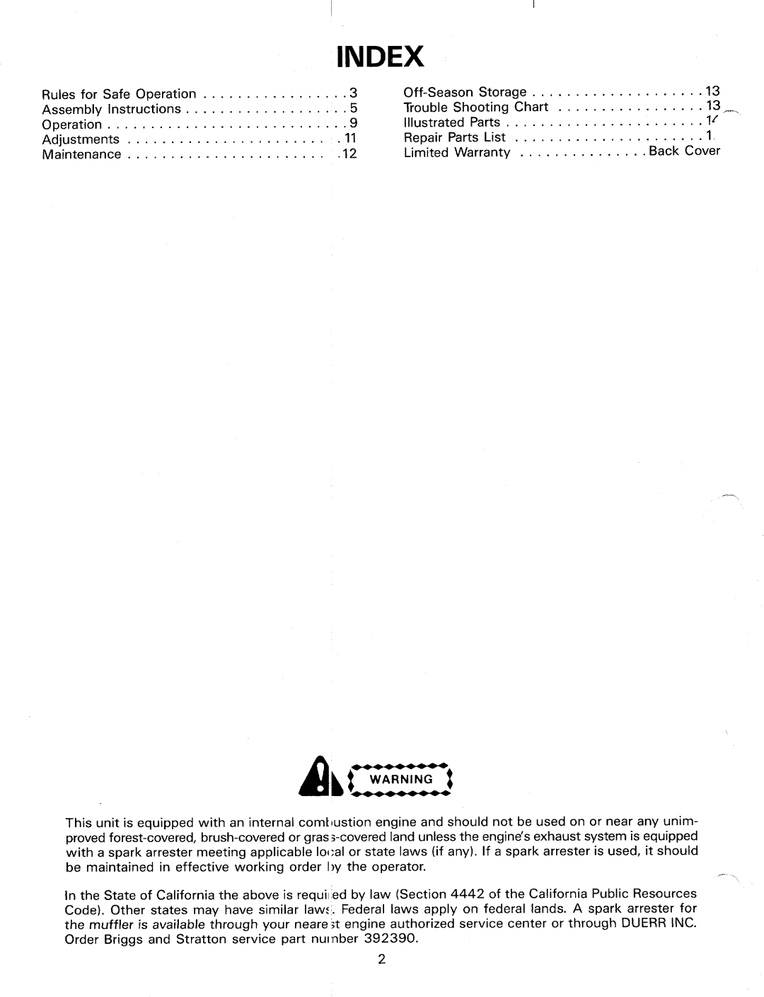 MTD 248-622-003, 248-623-003 manual 