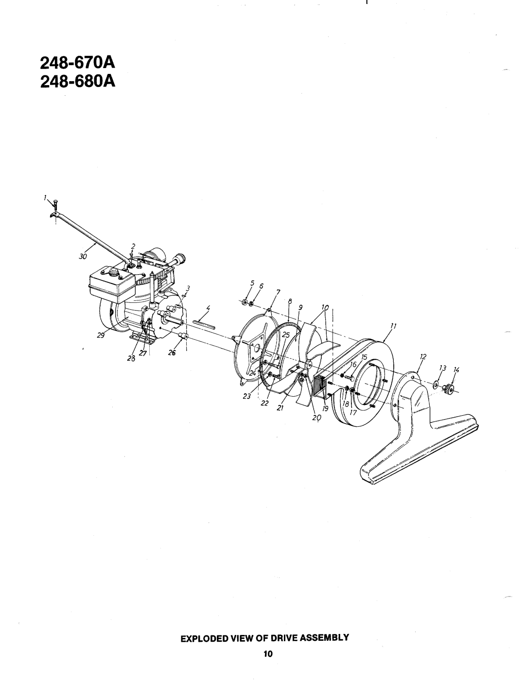 MTD 248-670A, 248-680A manual 