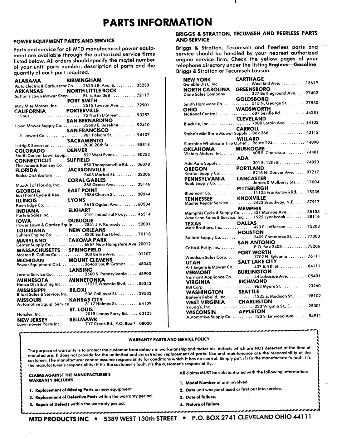 MTD 248-670A, 248-680A manual 