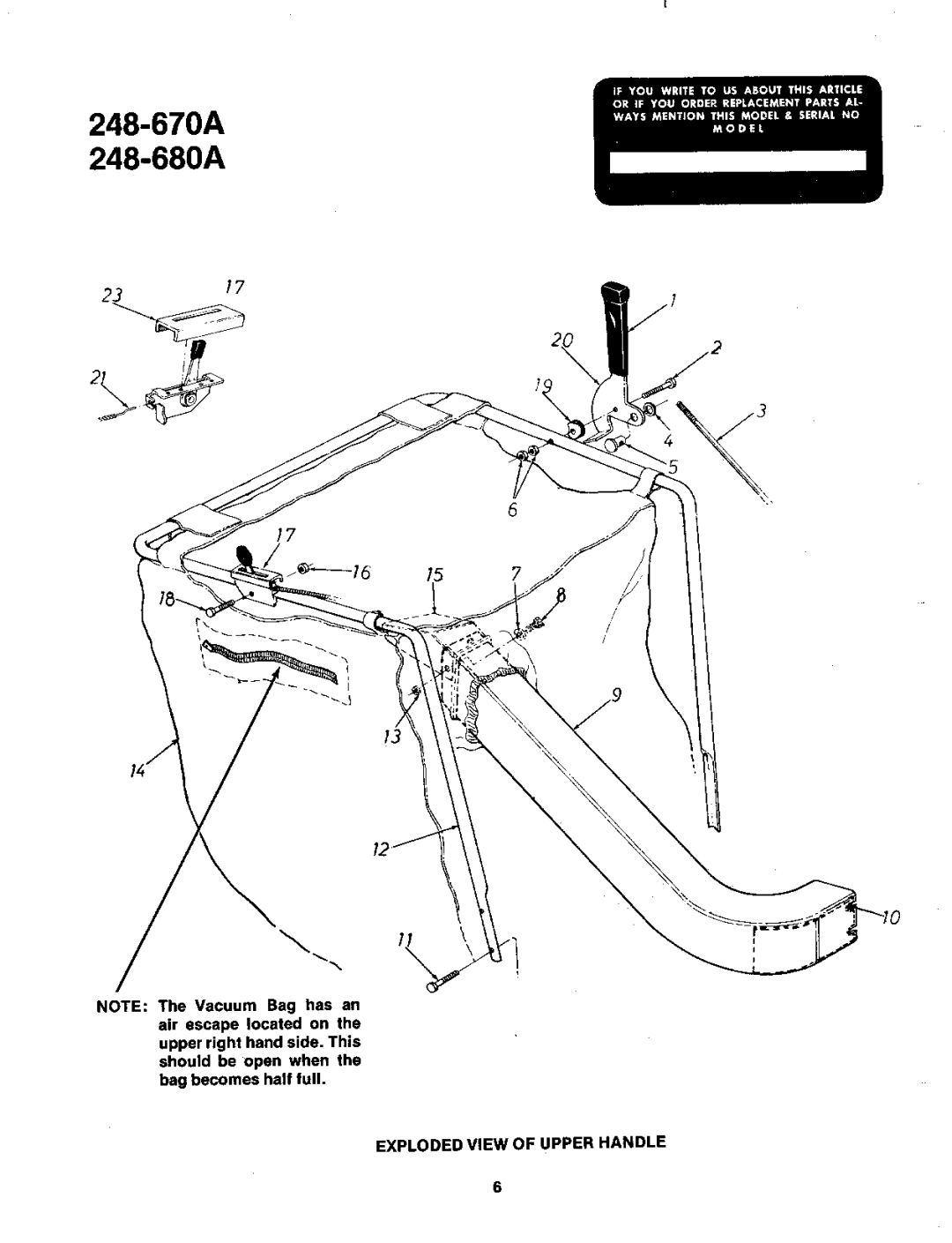 MTD 248-670A, 248-680A manual 