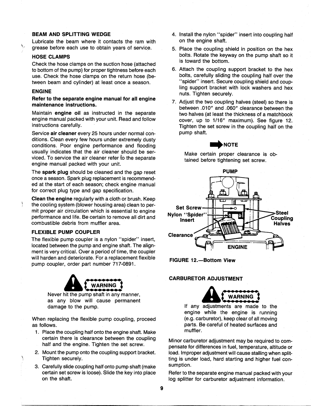 MTD 249-610-000 manual 