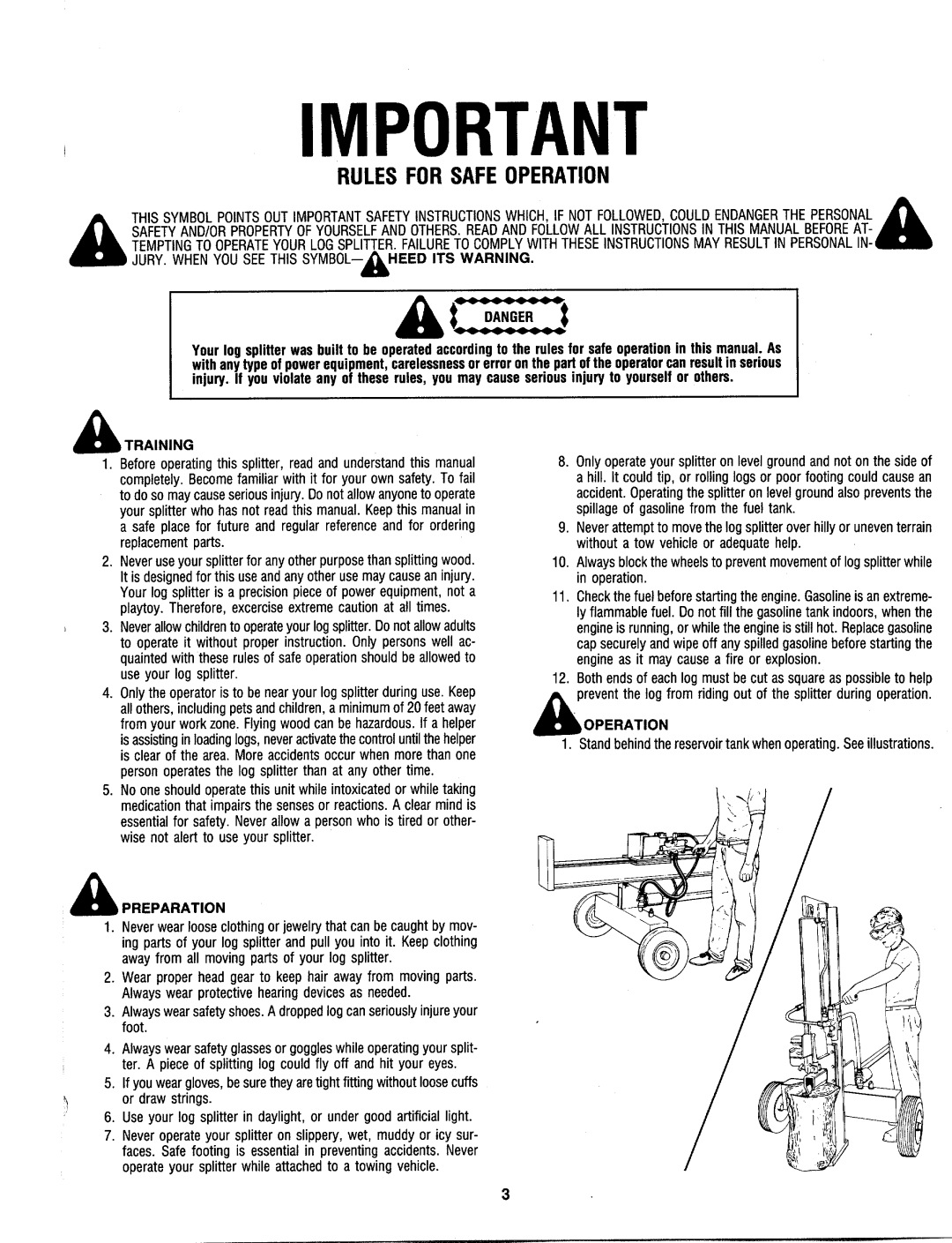 MTD 249-620-003 manual 