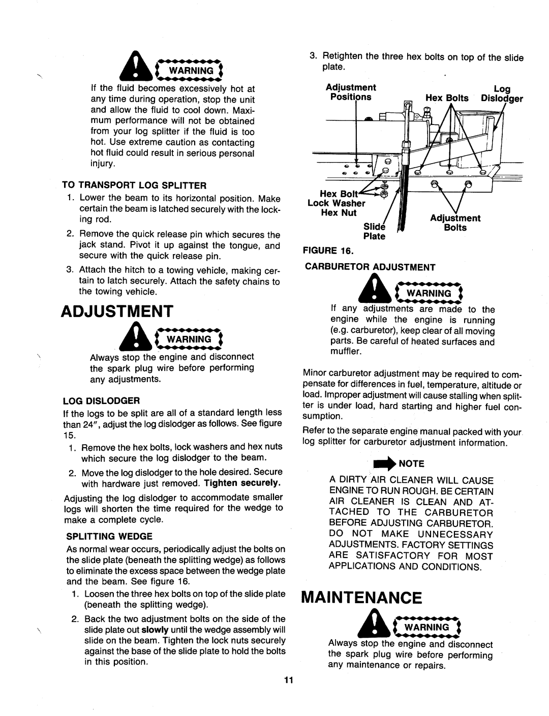 MTD 249-623-003 manual 