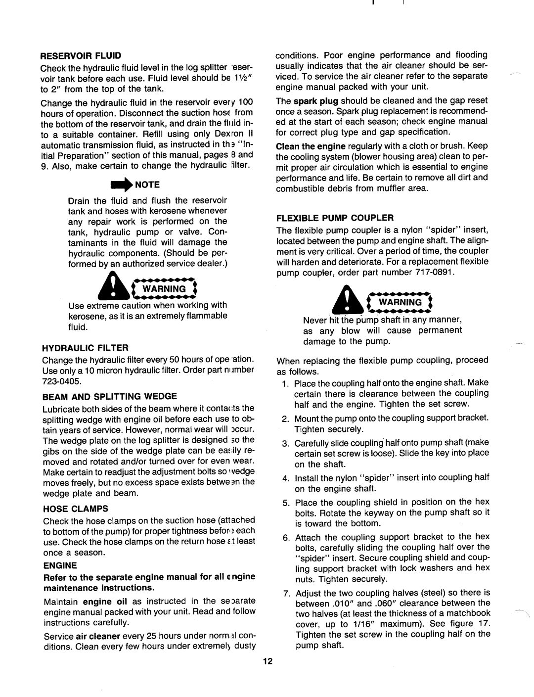 MTD 249-623-003 manual 