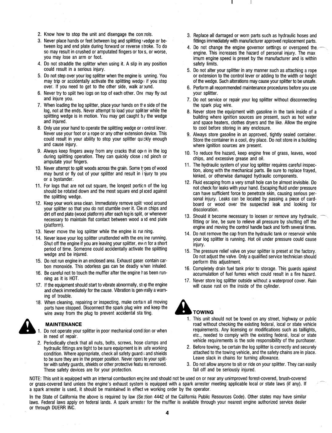 MTD 249-623-003 manual 