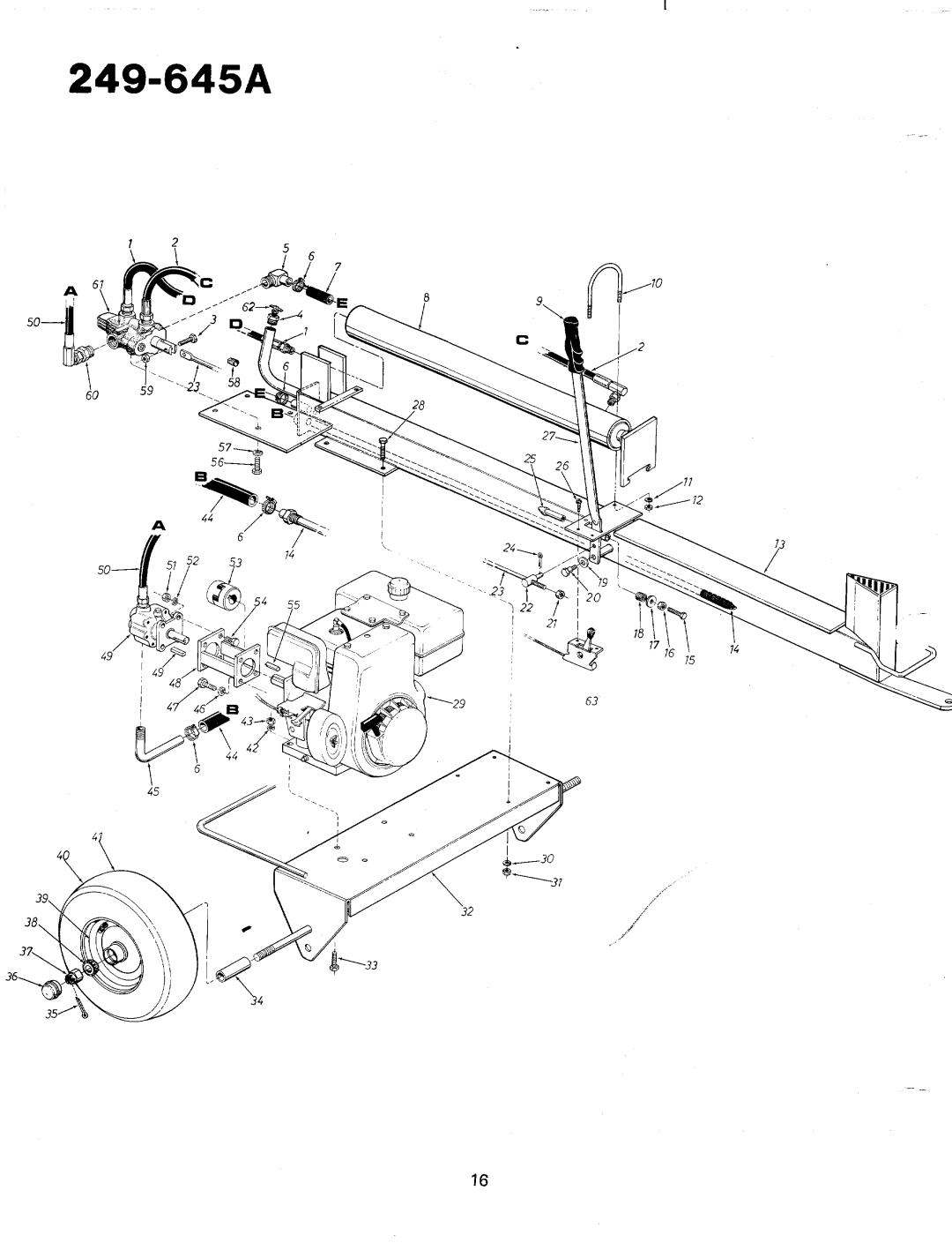 MTD 249-645A manual 