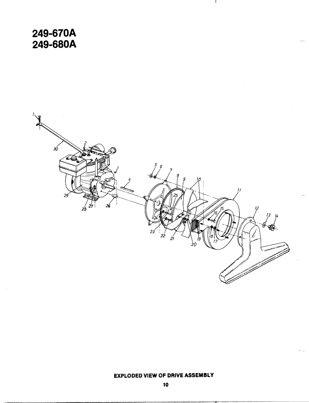 MTD 249-670A, 249-680A manual 