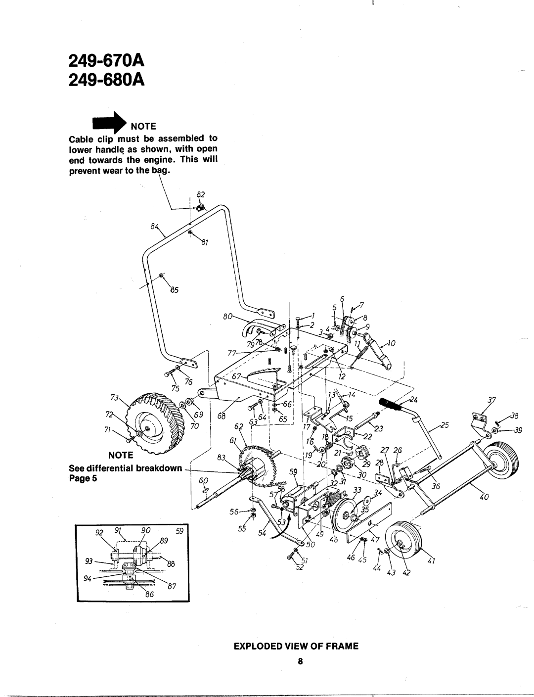 MTD 249-670A, 249-680A manual 