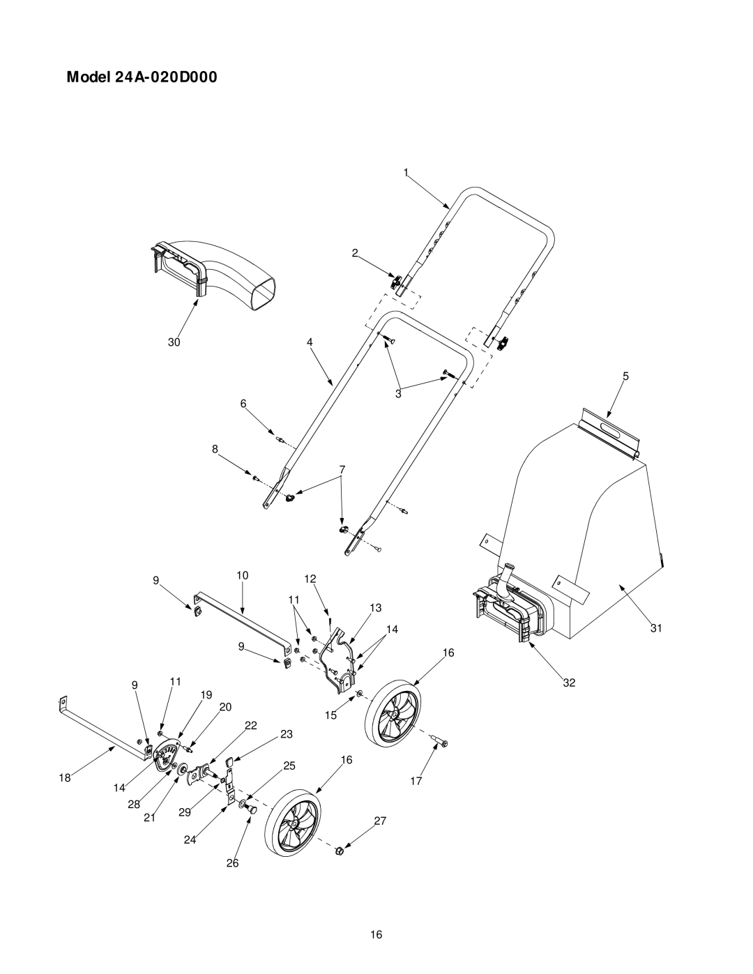 MTD manual Model 24A-020D000 