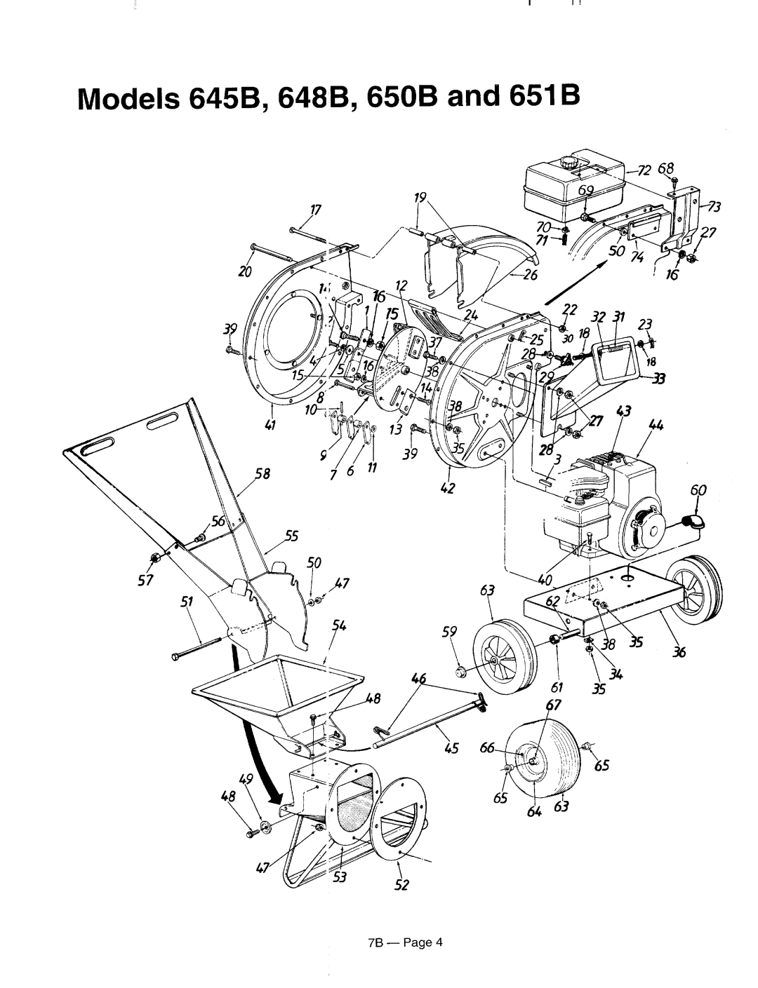 MTD 244-651B000, 290-002-000, 290-003-000, 244-650C000, 244-648C000, 244-650B000, 244-648B000, 244-648D000, 244-645B000 manual 