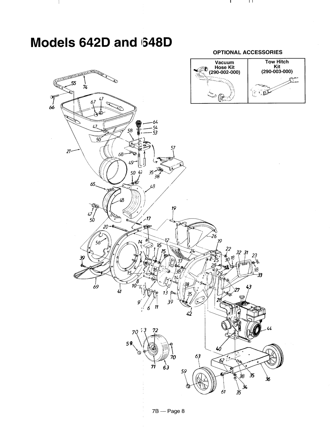 MTD 244-645B000, 290-002-000, 290-003-000, 244-650C000, 244-648C000, 244-651B000, 244-650B000, 244-648B000, 244-648D000 manual 