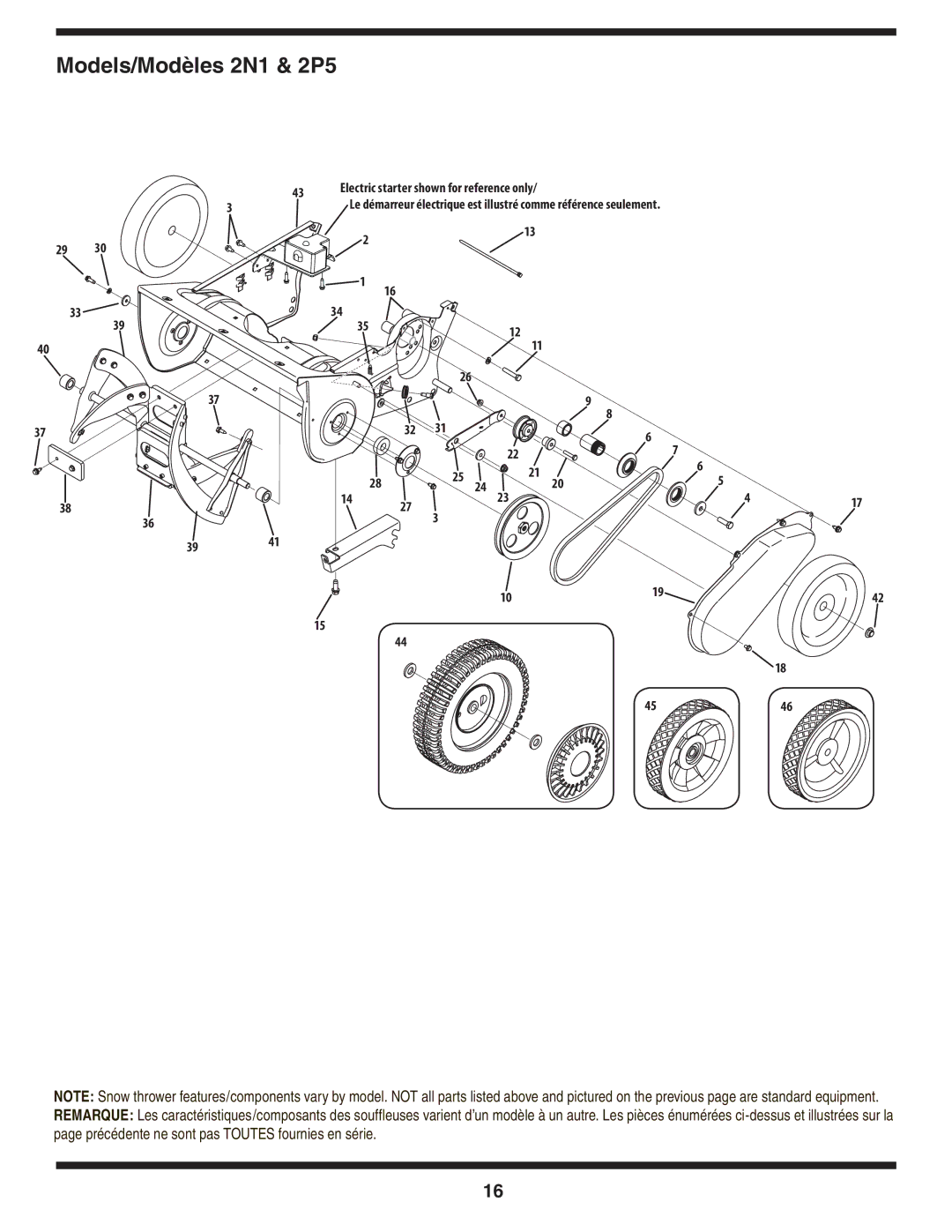 MTD 2N1 warranty 3941 4546 