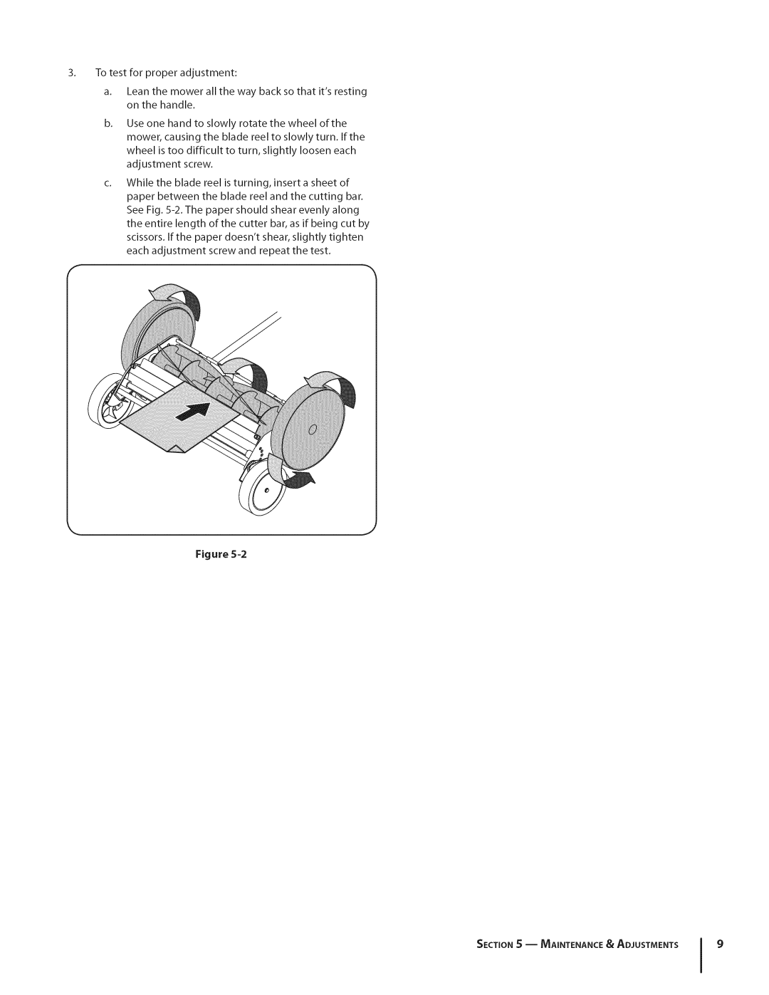 MTD 3100, 3000 warranty Section S --MAINTENANCE & Adjustments 