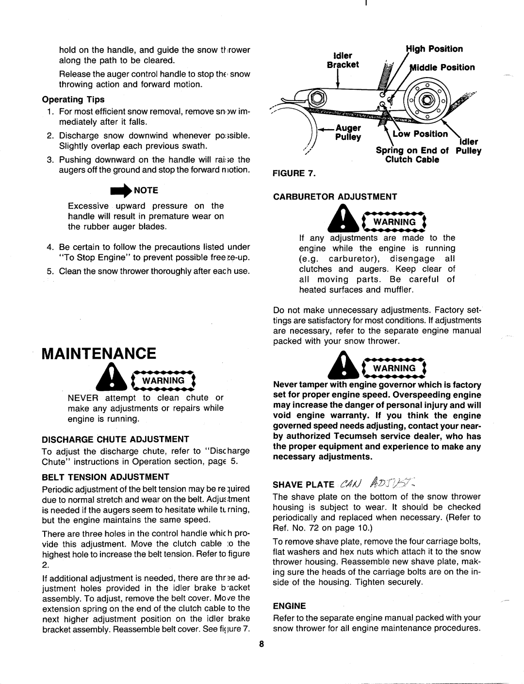 MTD 310-180-000, 310-181-000 manual 