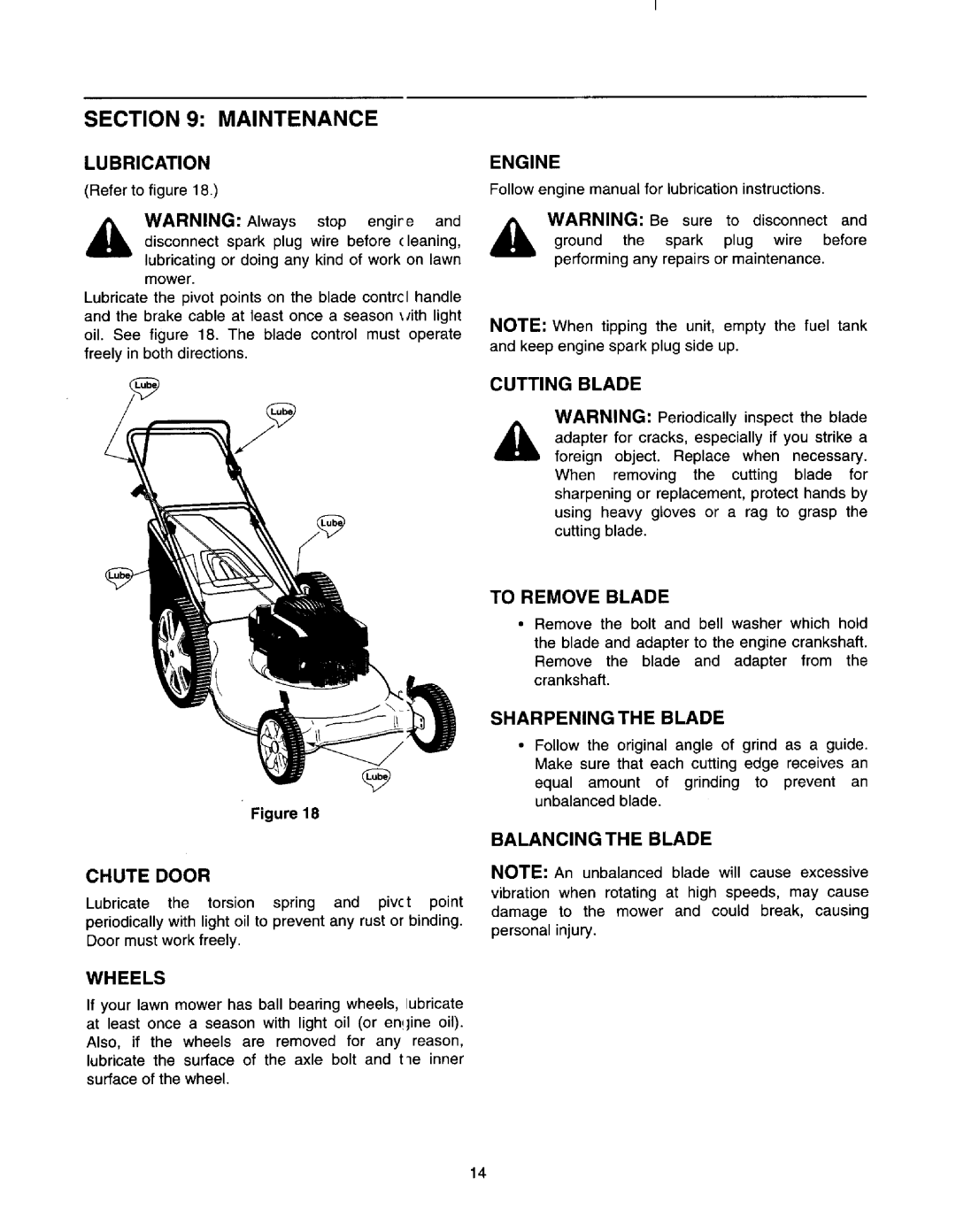 MTD 310-329, 510-519 manual 