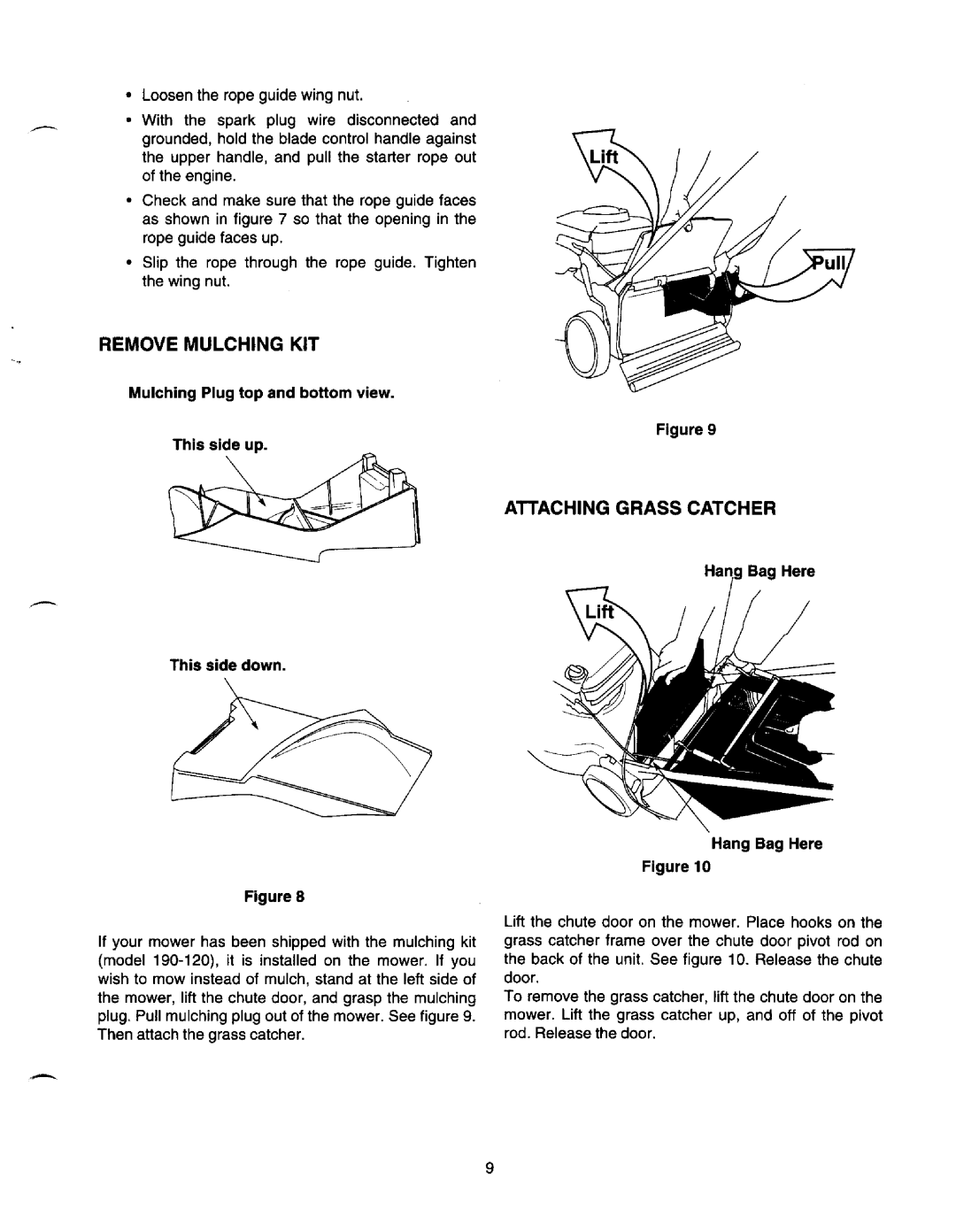 MTD 510-519, 310-329 manual 