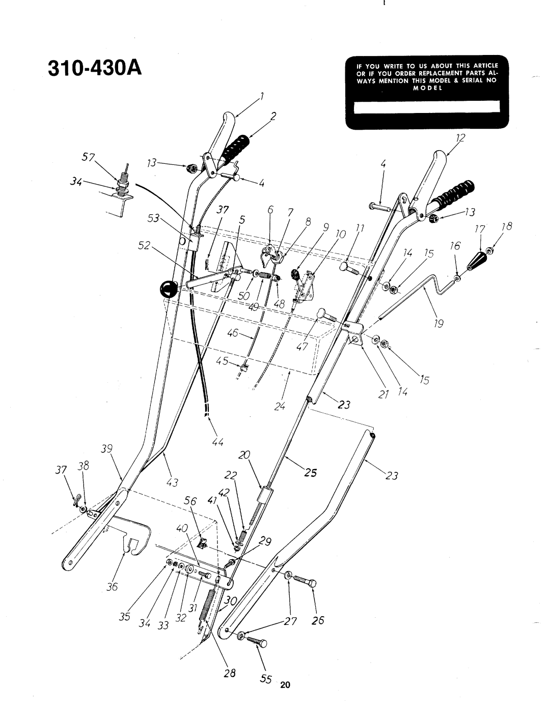 MTD 310-430A manual 