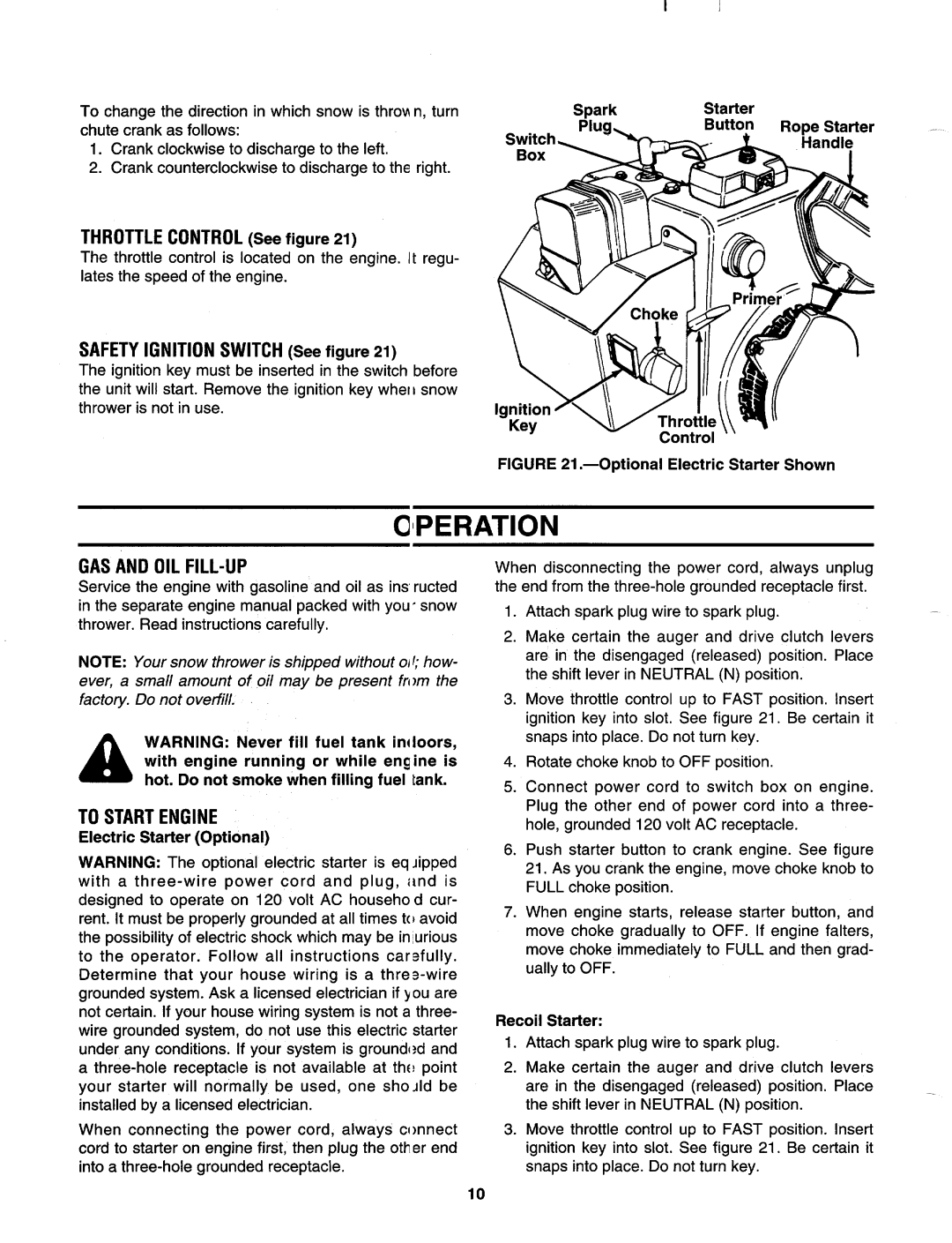 MTD 312-980I000 manual 