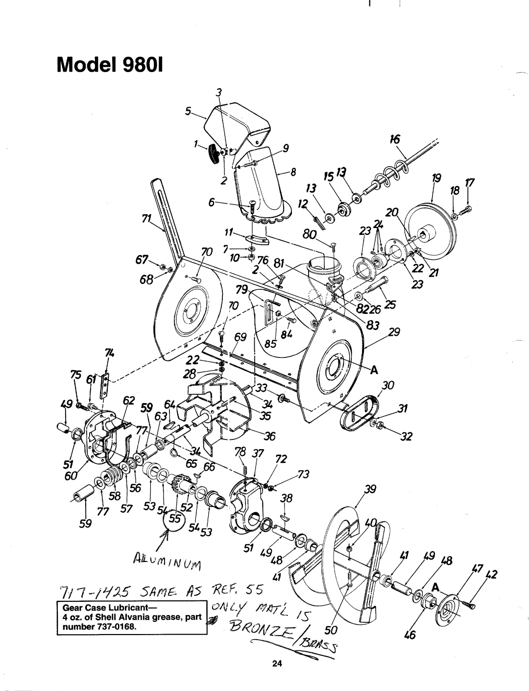 MTD 312-980I000 manual 