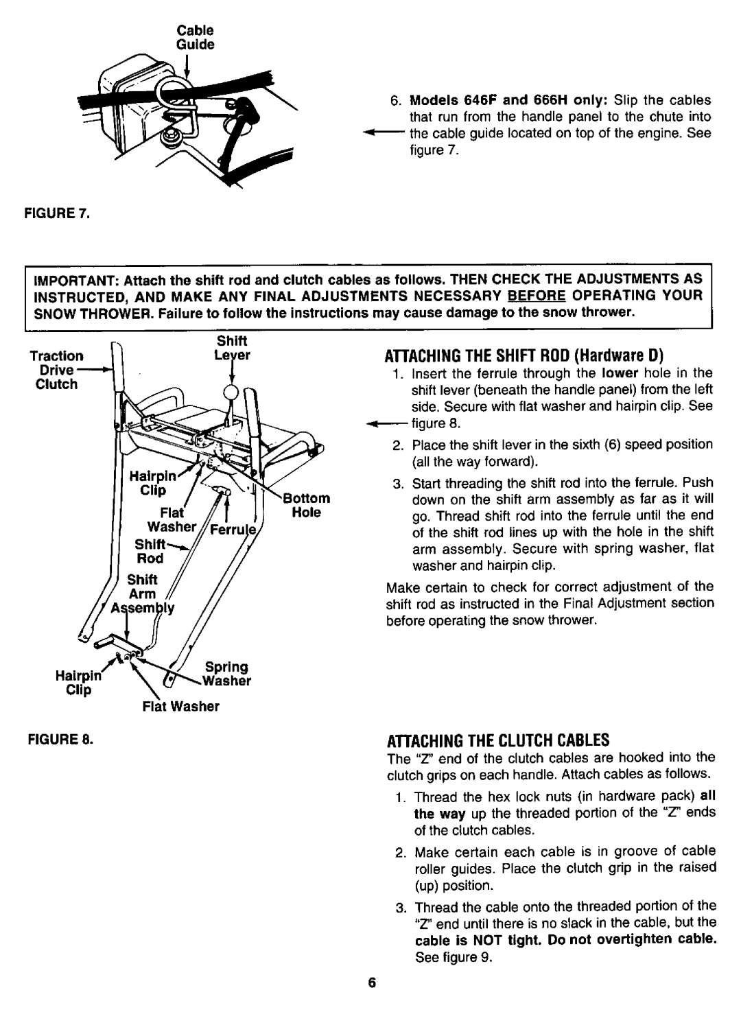 MTD 315E666H190, 315E646F190, 315-616E190 manual 