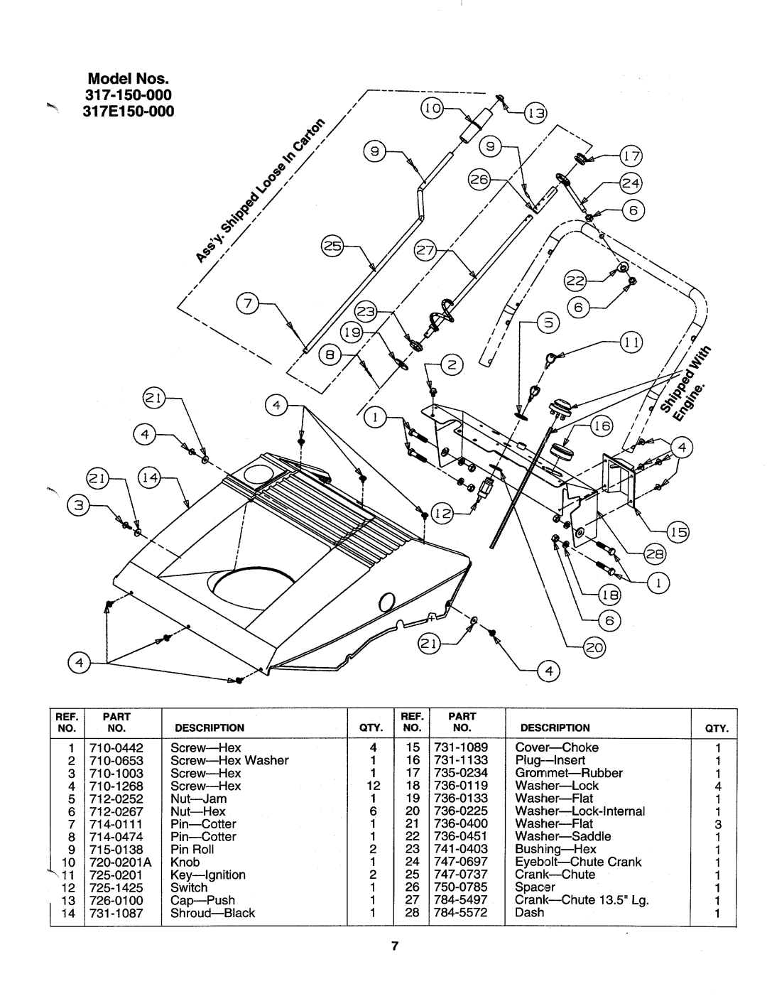 MTD 317E-150-000, 317-140-000, 317E-140-000, 317E152-000, 317-150-000, 317E140-000, 317E150-000, 317E-152-000 manual 