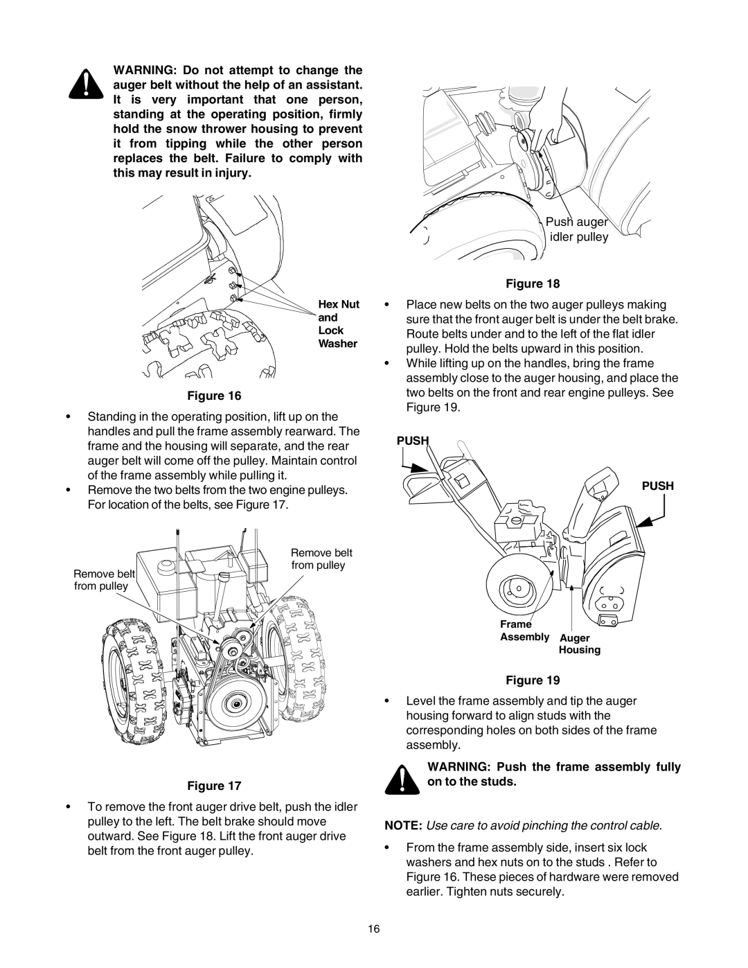 MTD 31AH553G401 manual Push 