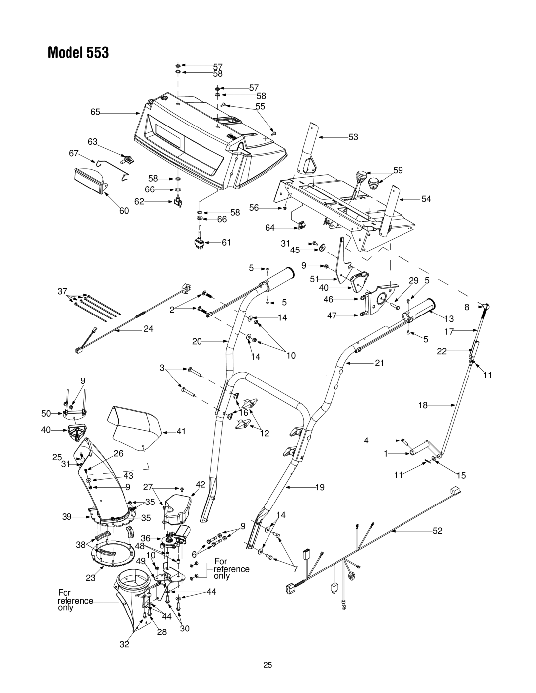 MTD 31AH553G401 manual Reference 