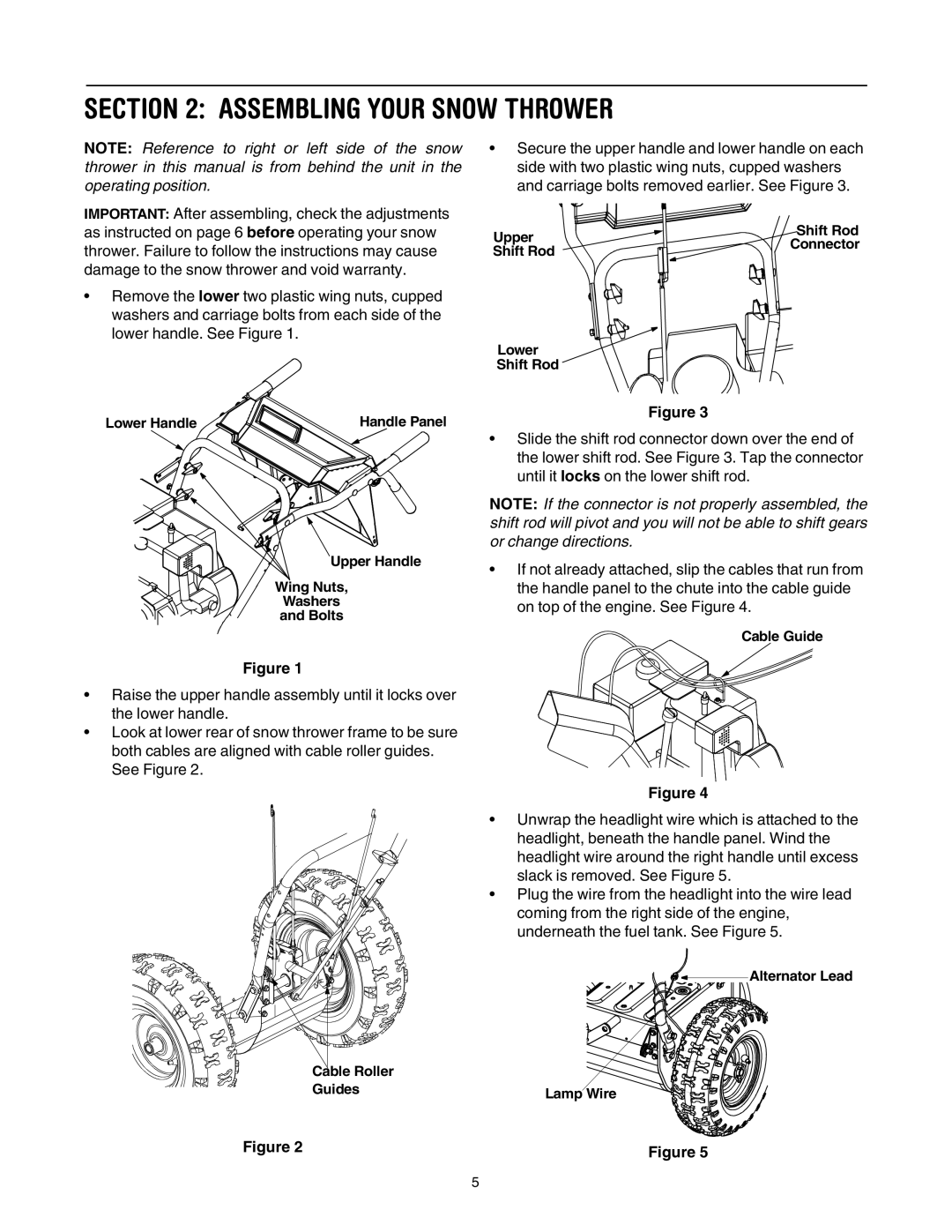 MTD 31AH553G401 manual Assembling Your Snow Thrower 