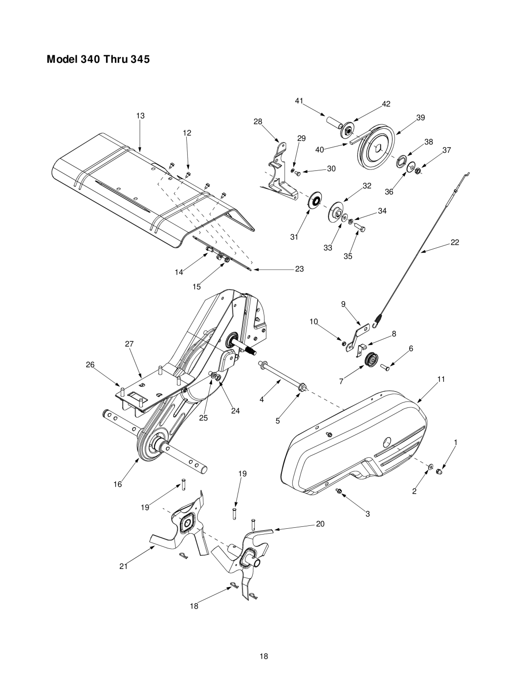 MTD 340 Thru 390 manual 255 