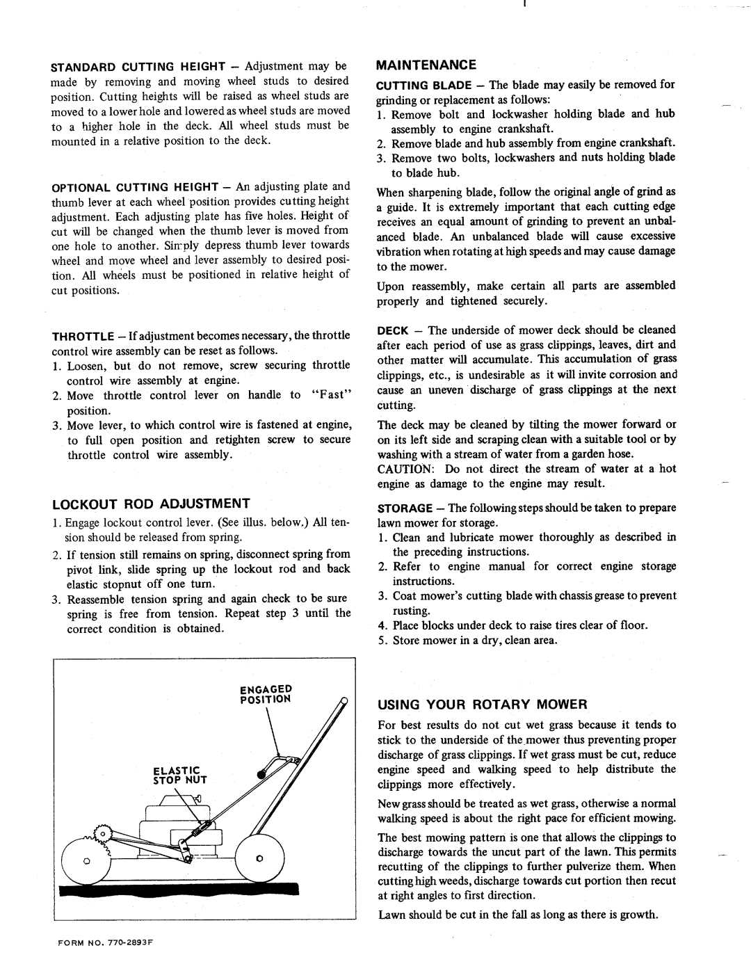 MTD 36-5571, 51-9835, (121-942-002) manual 