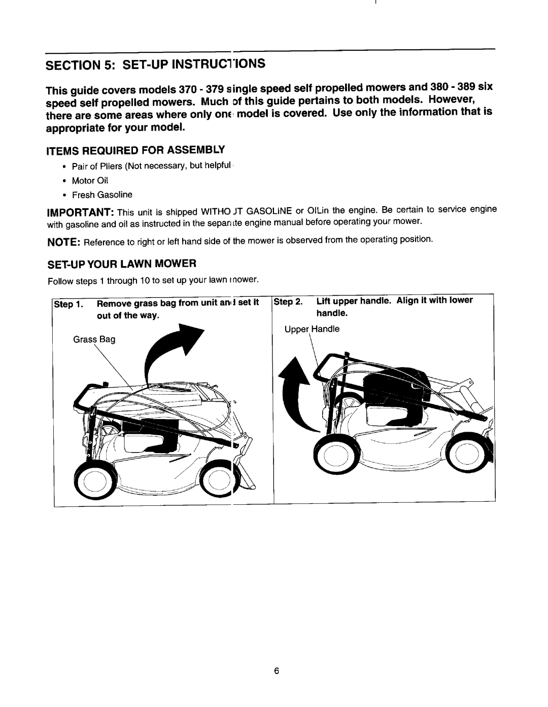 MTD 370-389 manual 