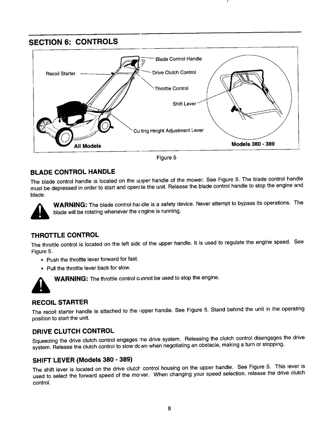 MTD 370-389 manual 